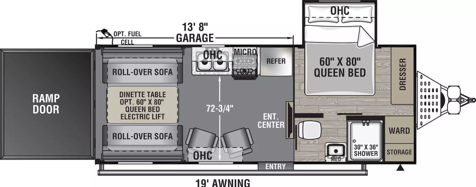 Work And Play 21LT Floorplan