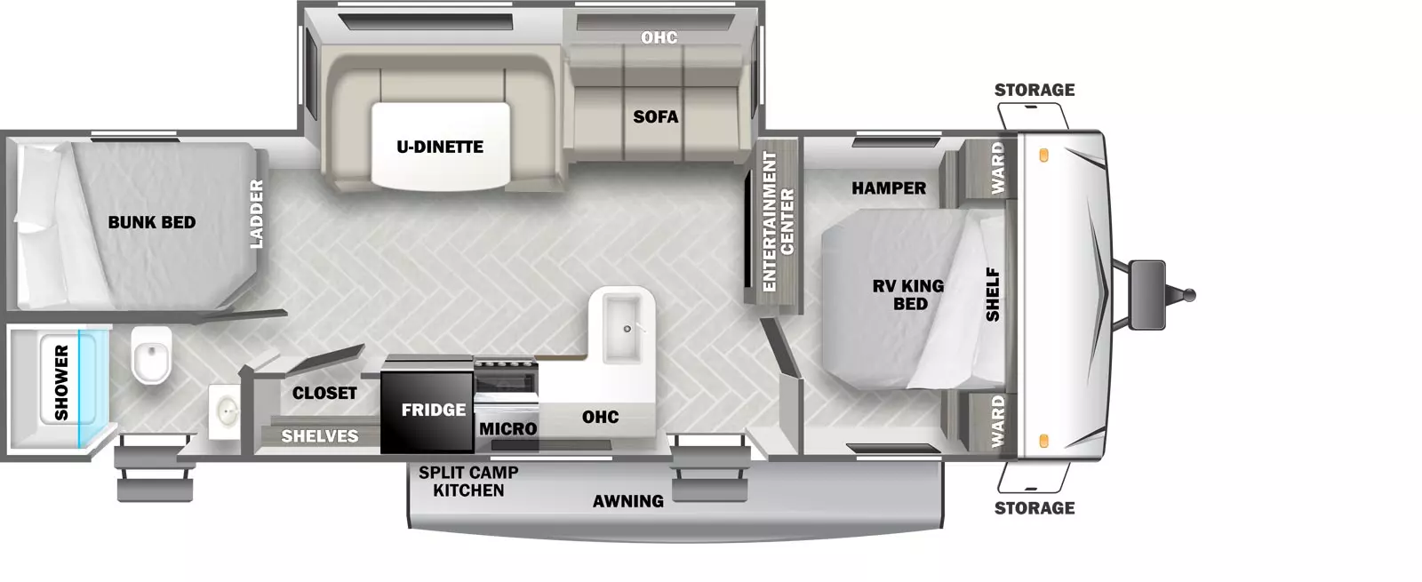 T2600BHL Floorplan Image