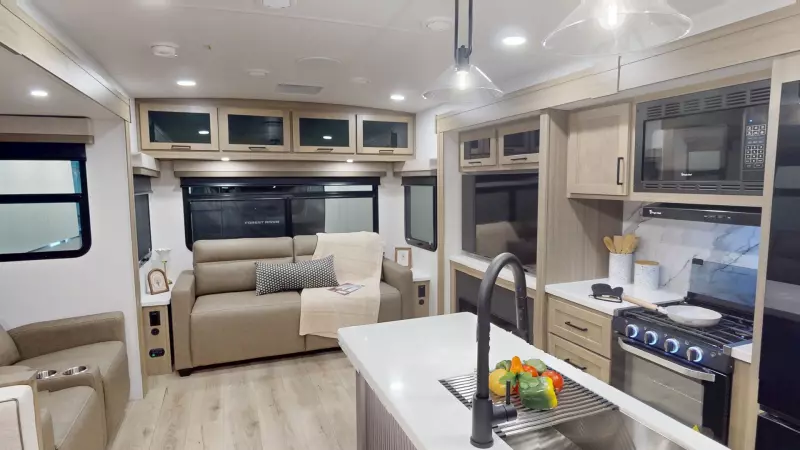 Flagstaff Super Lite Travel Trailers Main Room